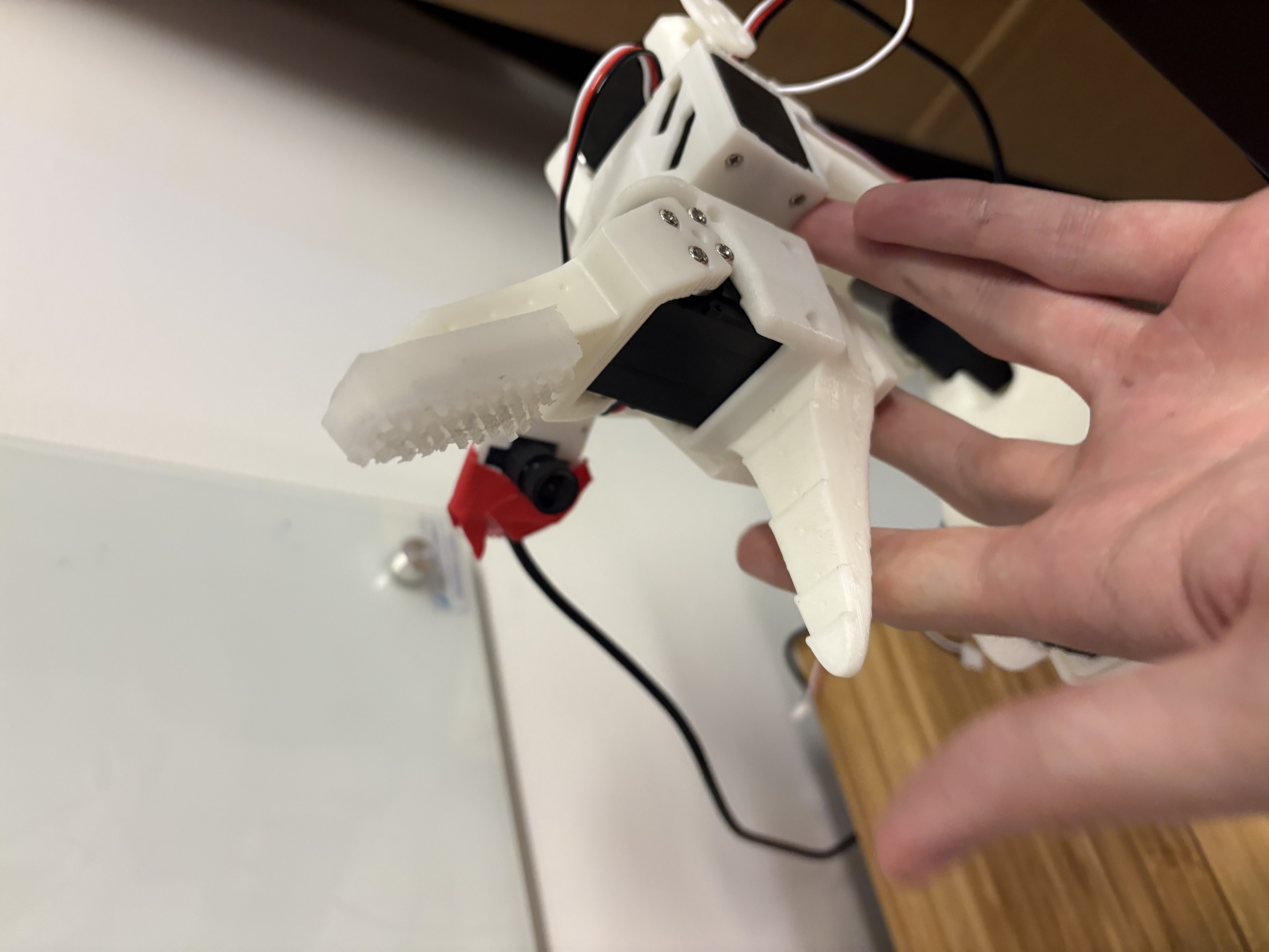 Robot gripper with tactile sensor fingertips