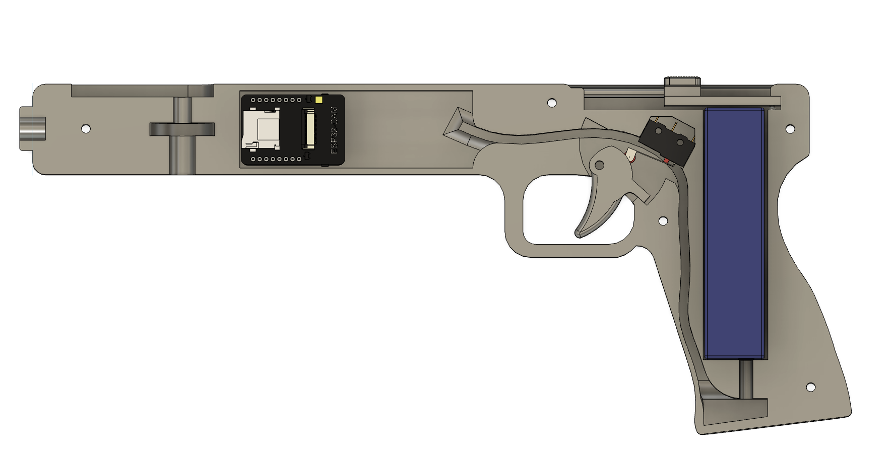 CAD cross-section showing internal component placement